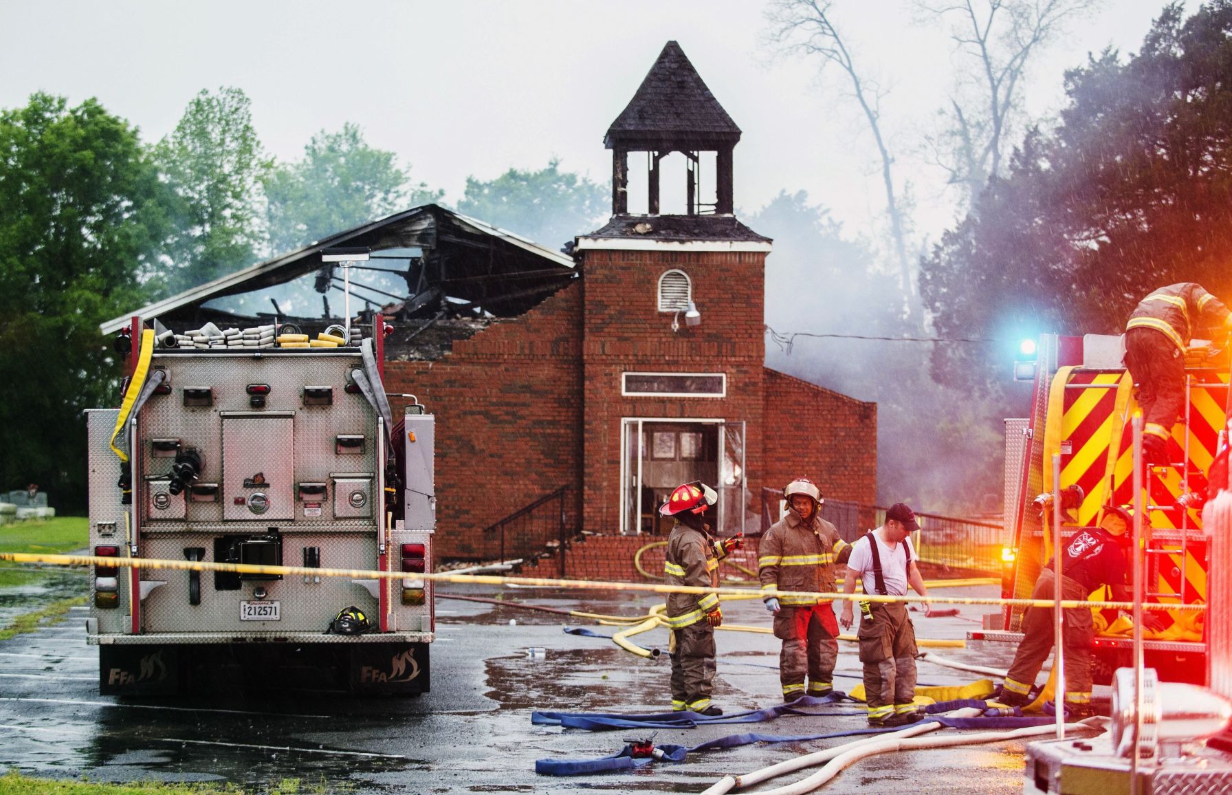Black Church fire